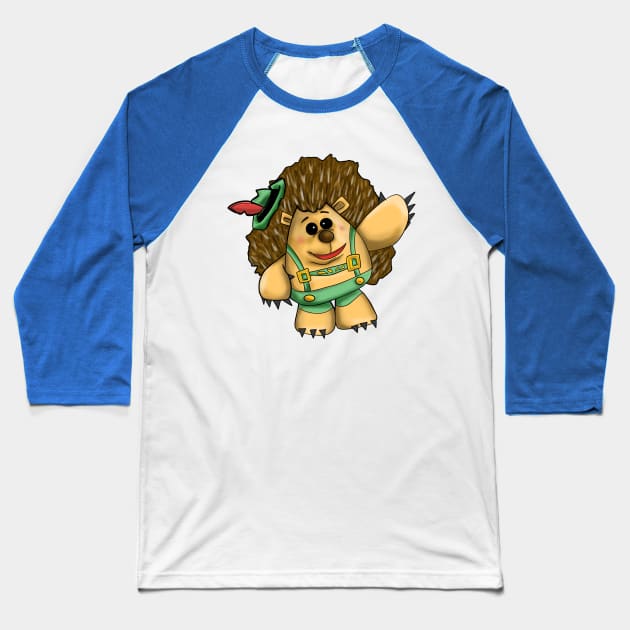 mr porcupine in irish hat Baseball T-Shirt by jorge_lebeau